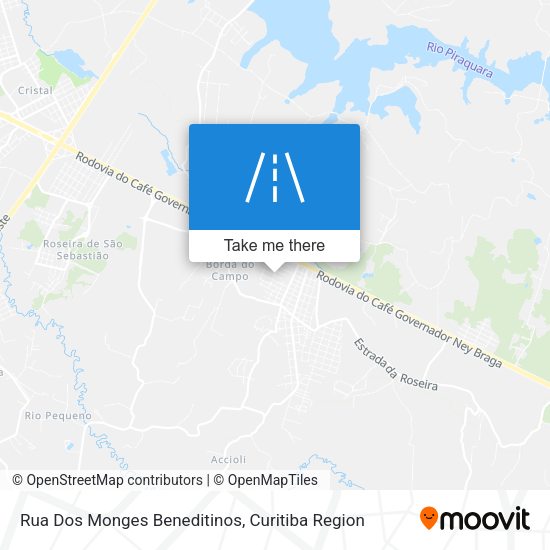 Rua Dos Monges Beneditinos map