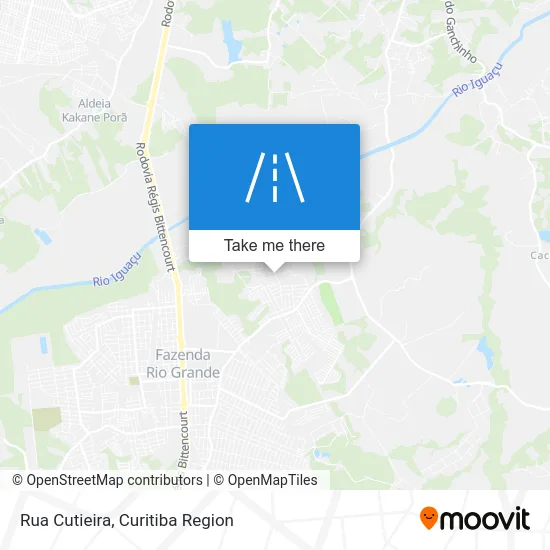 Rua Cutieira map