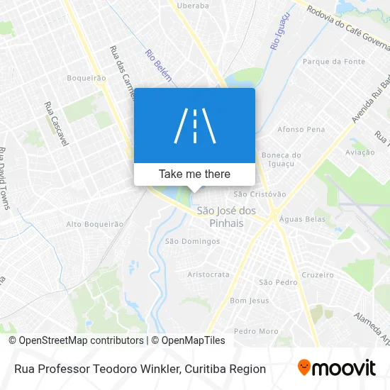 Rua Professor Teodoro Winkler map
