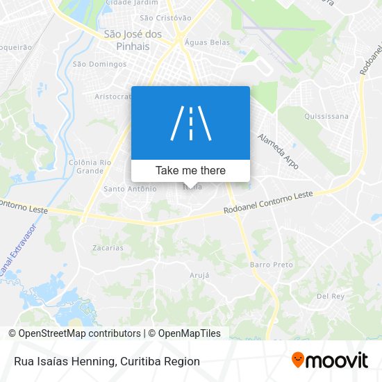 Rua Isaías Henning map