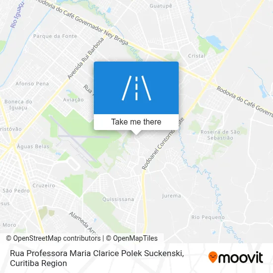 Rua Professora Maria Clarice Polek Suckenski map