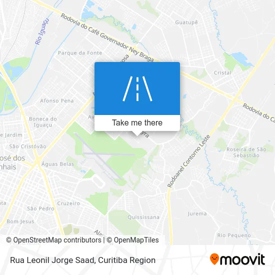 Rua Leonil Jorge Saad map