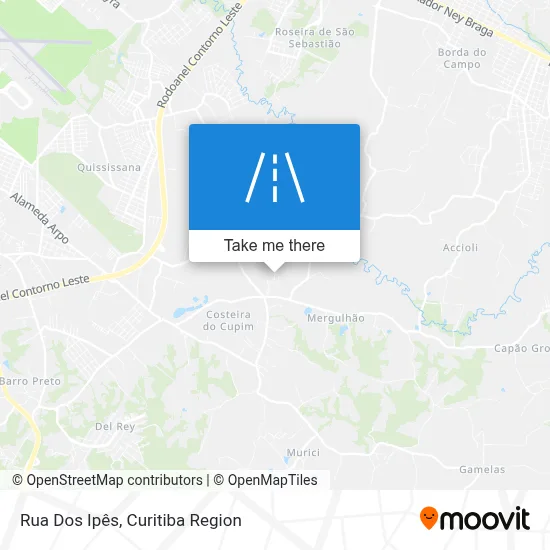 Rua Dos Ipês map