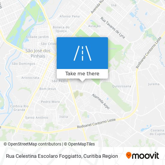 Rua Celestina Escolaro Foggiatto map