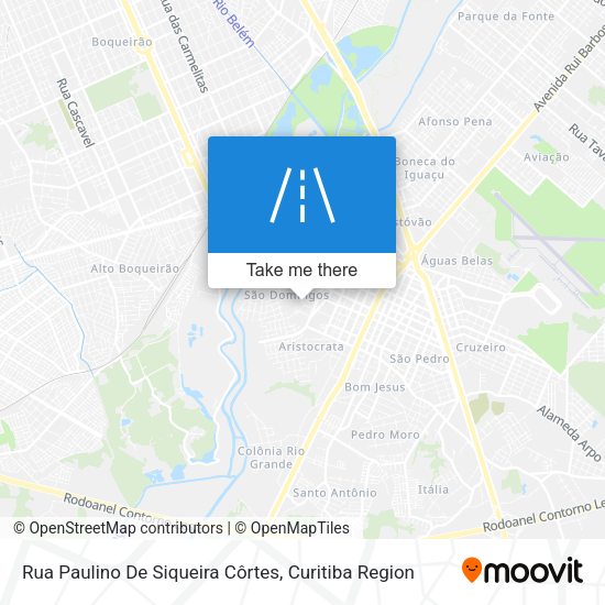 Rua Paulino De Siqueira Côrtes map