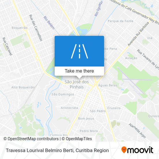 Travessa Lourival Belmiro Berti map