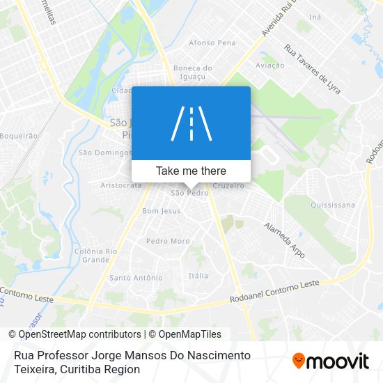 Rua Professor Jorge Mansos Do Nascimento Teixeira map