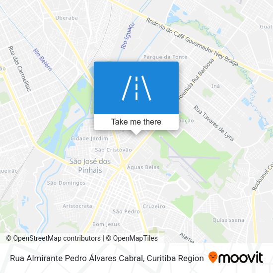 Rua Almirante Pedro Álvares Cabral map