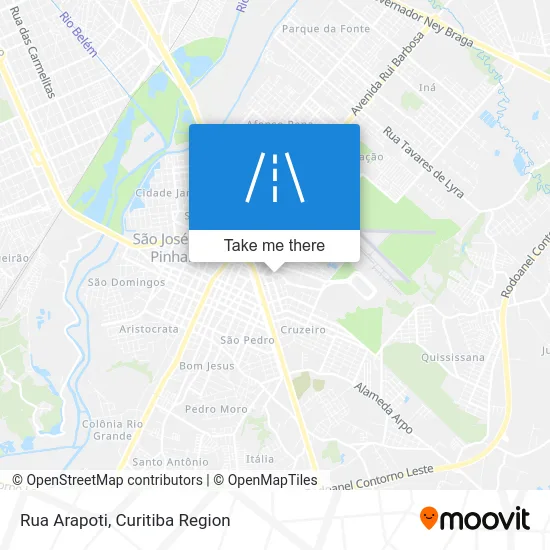 Rua Arapoti map