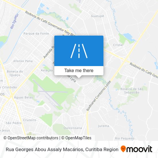 Rua Georges Abou Assaly Macários map