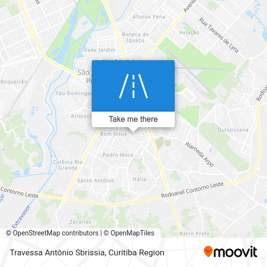 Travessa Antônio Sbrissia map