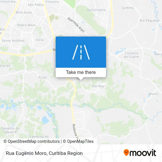 Rua Eugênio Moro map