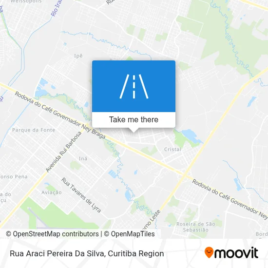 Rua Araci Pereira Da Silva map