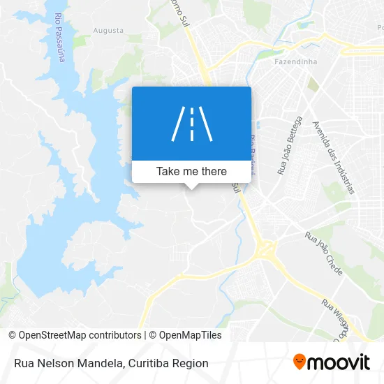 Rua Nelson Mandela map
