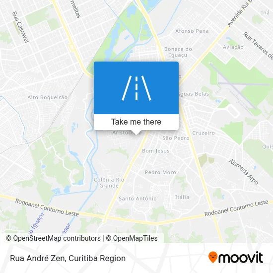 Rua André Zen map