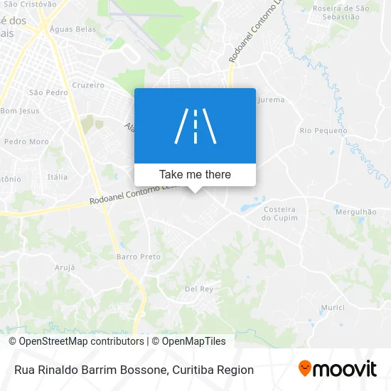 Rua Rinaldo Barrim Bossone map