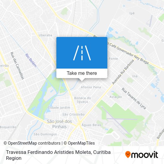 Travessa Ferdinando Aristides Moleta map