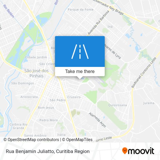 Rua Benjamin Juliatto map
