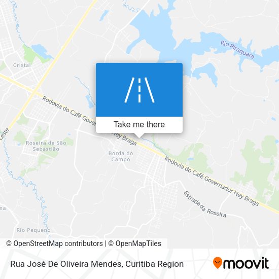 Rua José De Oliveira Mendes map
