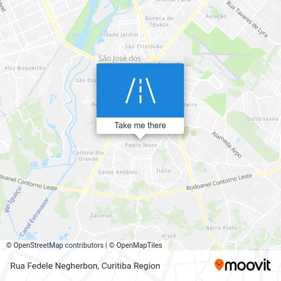 Rua Fedele Negherbon map
