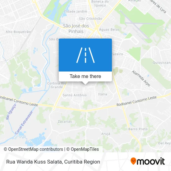 Rua Wanda Kuss Salata map