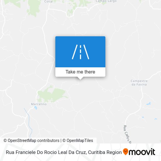 Rua Franciele Do Rocio Leal Da Cruz map