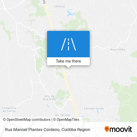 Rua Manoel Plantes Cordeiro map