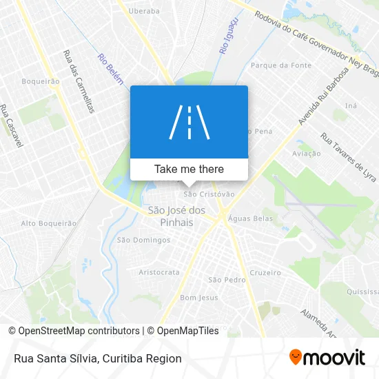 Rua Santa Sílvia map