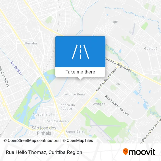 Rua Hélio Thomaz map