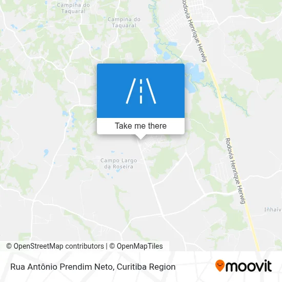 Rua Antônio Prendim Neto map