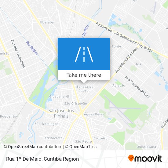 Rua 1º De Maio map