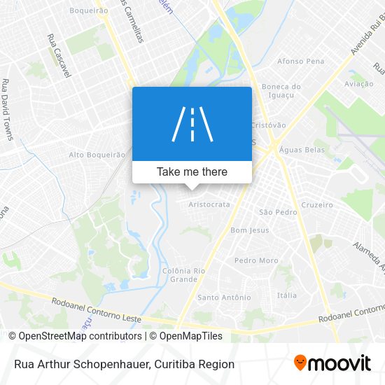 Rua Arthur Schopenhauer map