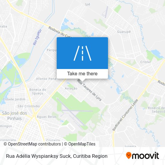 Rua Adélia Wyspianksy Suck map