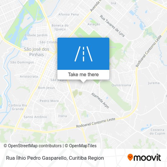 Rua Ílhio Pedro Gasparello map