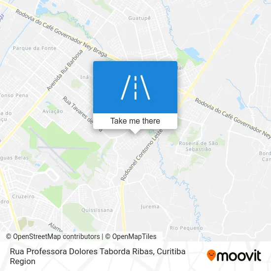 Rua Professora Dolores Taborda Ribas map