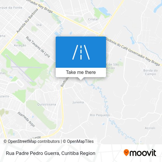 Rua Padre Pedro Guerra map