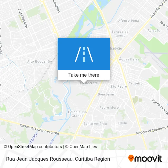 Rua Jean Jacques Rousseau map
