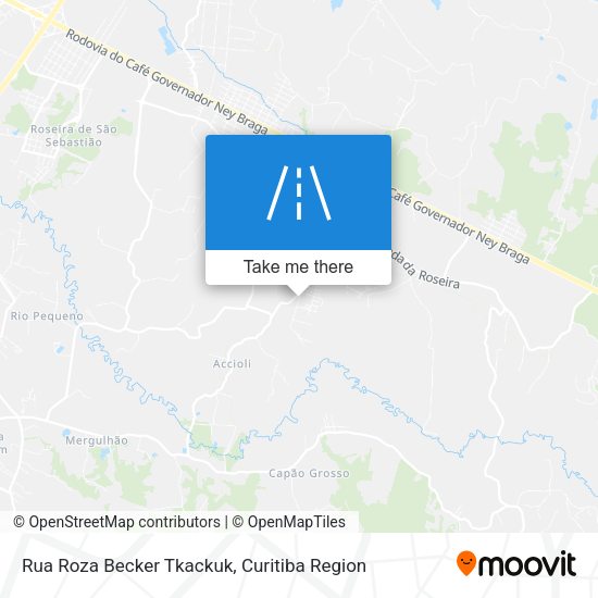 Rua Roza Becker Tkackuk map