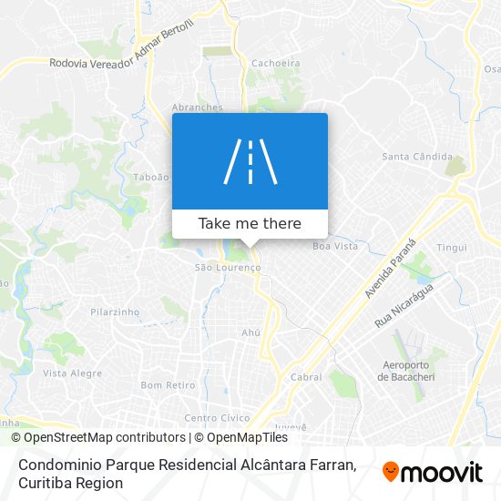 Condominio Parque Residencial Alcântara Farran map