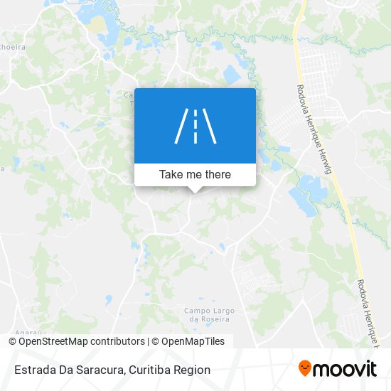 Estrada Da Saracura map