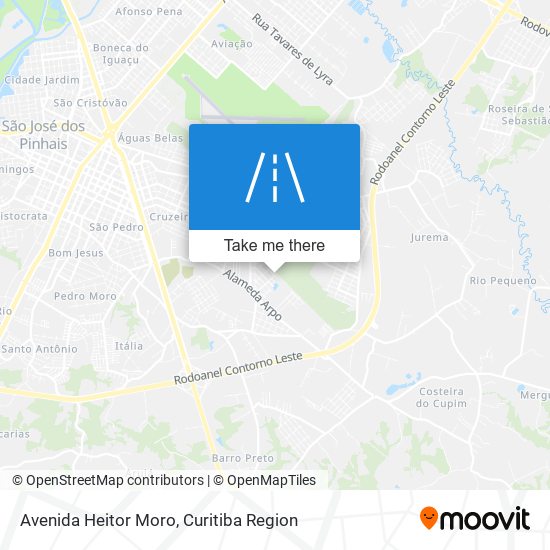 Avenida Heitor Moro map
