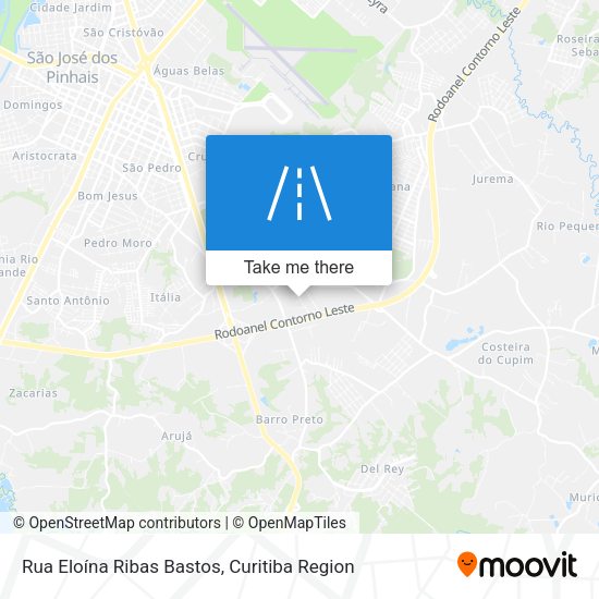 Rua Eloína Ribas Bastos map