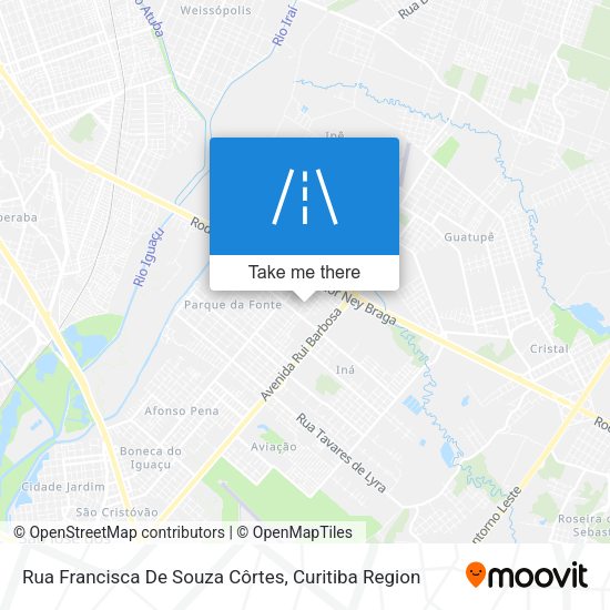 Rua Francisca De Souza Côrtes map