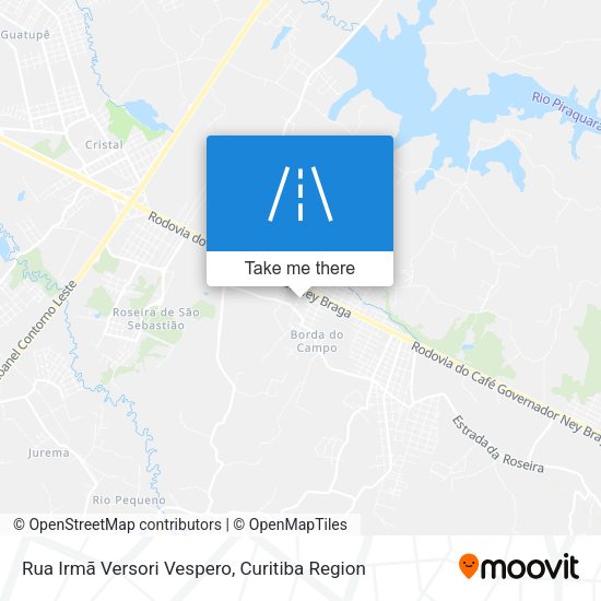 Rua Irmã Versori Vespero map
