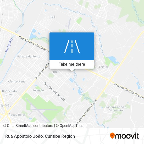 Rua Apóstolo João map