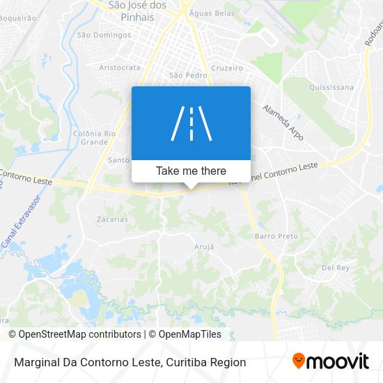 Marginal Da Contorno Leste map