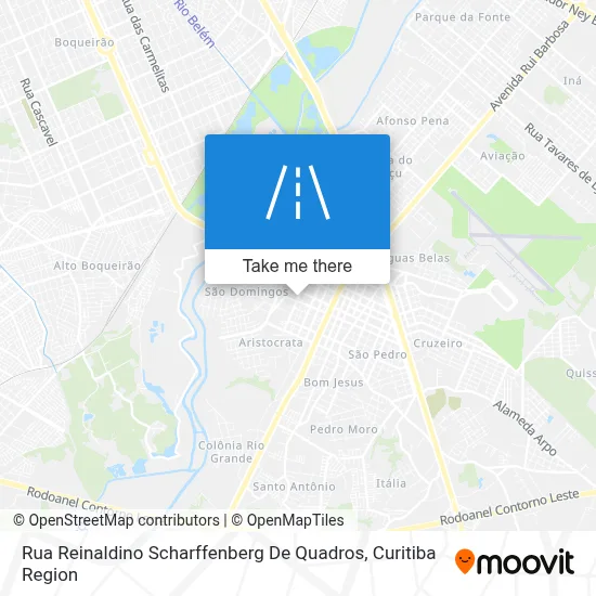 Rua Reinaldino Scharffenberg De Quadros map