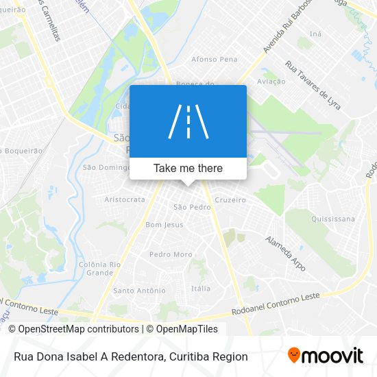 Rua Dona Isabel A Redentora map