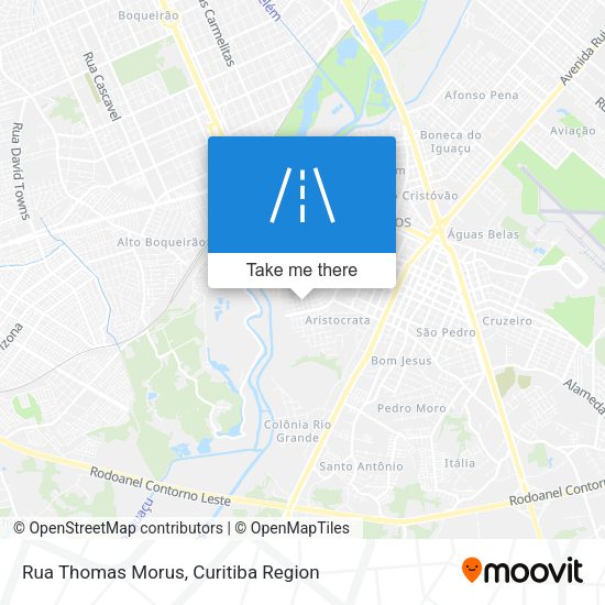 Rua Thomas Morus map