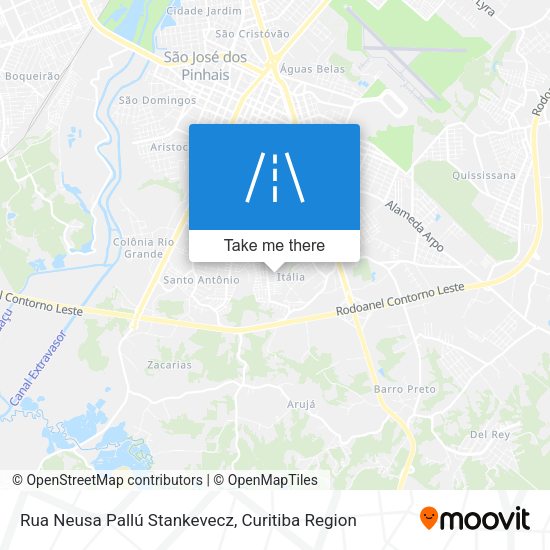 Rua Neusa Pallú Stankevecz map
